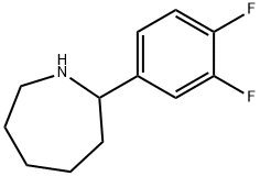 2-(3,4-DIFLUORO-PHENYL)-AZEPANE Struktur