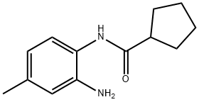 N-(2-AMINO-4-METHYLPHENYL)CYCLOPENTANECARBOXAMIDE Structure