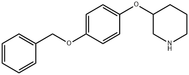 3-[4-(BENZYLOXY)PHENOXY]PIPERIDINE
