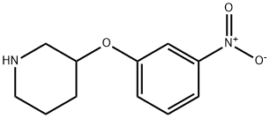 3-(3-NITROPHENOXY)PIPERIDINE Structure