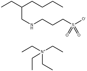 四乙基铵基3-(2-乙基己氨基)丙烷-1-磺酸盐,946829-73-8,结构式