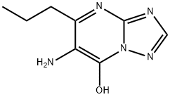 6-氨基-5-丙基-[1,2,4]三唑并[1,5-A]-嘧啶-7-醇,947010-62-0,结构式