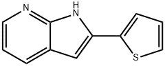 1H-Pyrrolo[2,3-b]pyridine, 2-(2-thienyl)-,947017-65-4,结构式