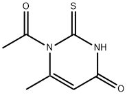 4(1H)-Pyrimidinone,  1-acetyl-2,3-dihydro-6-methyl-2-thioxo- 结构式