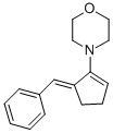 4-[5-(苯基亚甲基)环戊-1-烯-1-基]吗啉,94708-08-4,结构式