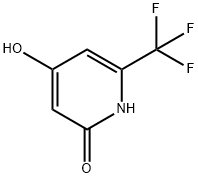 2(1H)-Pyridinone, 4-hydroxy-6-(trifluoroMethyl)- Struktur