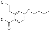 4-BUTOXY-2-(2-CHLOROETHYL)BENZOYL CHLORIDE,947150-18-7,结构式