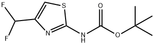 Carbamic  acid,  N-[4-(difluoromethyl)-2-thiazolyl]-,  1,1-dimethylethyl  ester