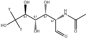 ACETYL-D-MANNOSAMINE, N-[MANNOSAMINE-6-3H] Structure