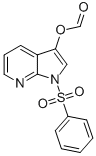 1H-Pyrrolo[2,3-b]pyridin-3-ol, 1-(phenylsulfonyl)-, 3-formate Structure