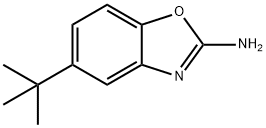 5-TERT-ブチル-1,3-ベンゾキサゾール-2-アミン 化学構造式