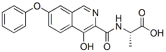 L-Alanine,  N-[(4-hydroxy-7-phenoxy-3-isoquinolinyl)carbonyl]-|