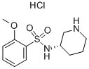 (S)-2-Methoxy-N-piperidin-3-yl-benzenesulfonamide hydrochloride Struktur