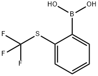 2-(trifluoromethylthio)-benzeneboronic acid Structure