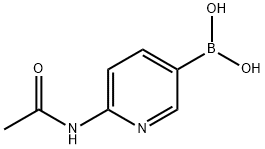 2-Acetamidopyridine-5-boronic acid Structure