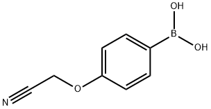 4-Cyanomethoxyphenylboronic acid Struktur