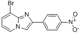 8-Bromo-2-(4-nitro-phenyl)-imidazo[1,2-a]pyridine 结构式