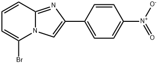 5-Bromo-2-(4-nitro-phenyl)-imidazo[1,2-a]pyridine Struktur