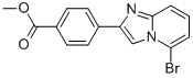4-(5-Bromo-imidazo[1,2-a]pyridin-2-yl)-benzoic acid methyl ester 结构式
