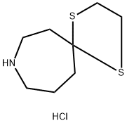 1,4-Dithia-8-aza-spiro[4.6]undecane, hydrochloride, 90%
 price.