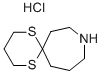 1,5-Dithia-9-aza-spiro[5.6]dodecane hydrochloride 结构式