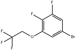 5-Bromo-1,2-difluoro-3-(2,2,2-trifluoro-ethoxy)-benzene Structure