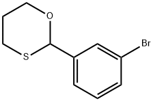 2-(3-Bromo-phenyl)-[1,3]oxathiane Structure