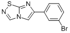 6-(3-Bromo-phenyl)-imidazo[1,2-d][1,2,4]thiadiazole
 化学構造式