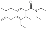 4-(Allyloxy)-5-propyl-N,N,3-triethyl-o-toluamide 结构式
