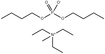 Methyltriethylammonium  dibutyl  phosphate Structure