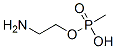 1-amino-2-hydroxyethane P-methyl phosphonic acid Struktur