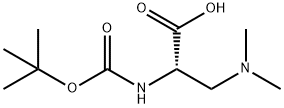 BOC-AZA-L-LEUCINE Structure