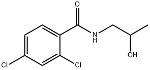 2,4-二氯-N-(2-羟基丙基)苯甲酰胺,947888-99-5,结构式