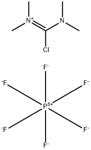 Chloro-N,N,N',N'-tetramethylformamidinium hexafluorophosphate Structure