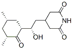 4-[(S)-2-[(1R,3R,5S)-3,5-ジメチル-2-オキソシクロヘキシル]-2-ヒドロキシエチル]-2,6-ピペリジンジオン 化学構造式