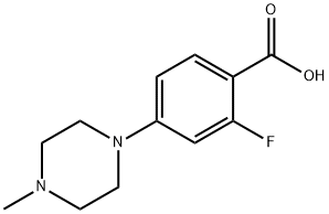 2-Fluoro-4-(4-Methyl-1-piperazinyl)benzoic Acid price.