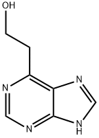 2-(9H-PURIN-6-YL)-ETHANOL 化学構造式