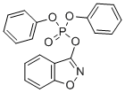 1,2-苯并异唑-3-甲基苯基磷酸盐, 94820-31-2, 结构式