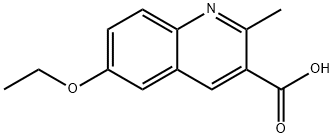 6-ETHOXY-2-METHYLQUINOLINE-3-CARBOXYLIC ACID,948289-62-1,结构式