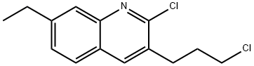 2-CHLORO-3-(3-CHLOROPROPYL)-7-ETHYLQUINOLINE Structure