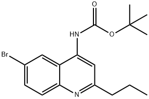 4-TERT-BUTOXYCARBONYLAMINO-6-BROMO-2-PROPYLQUINOLINE|