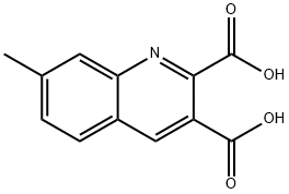 7-METHYLQUINOLINE-2,3-DICARBOXYLIC ACID Structure
