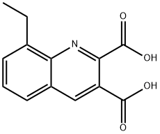 8-ETHYLQUINOLINE-2,3-DICARBOXYLIC ACID Struktur