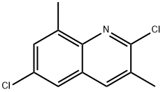 2,6-DICHLORO-3,8-DIMETHYLQUINOLINE Structure