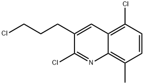 3-(3-CHLOROPROPYL)-2,5-DICHLORO-8-METHYLQUINOLINE Struktur