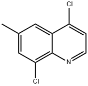 4,8-DICHLORO-6-METHYLQUINOLINE Struktur