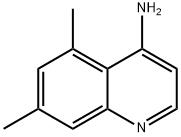4-AMINO-5,7-DIMETHYLQUINOLINE Struktur