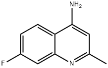 4-AMINO-7-FLUORO-2-METHYLQUINOLINE Structure