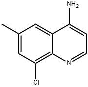 4-AMINO-8-CHLORO-6-METHYLQUINOLINE Struktur