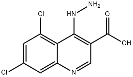 5,7-DICHLORO-4-HYDROXYQUINOLINE-3-CARBOXYLIC ACID,948293-74-1,结构式